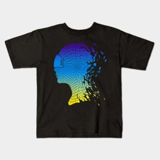 VR Virtual Reality Headset Design Kids T-Shirt